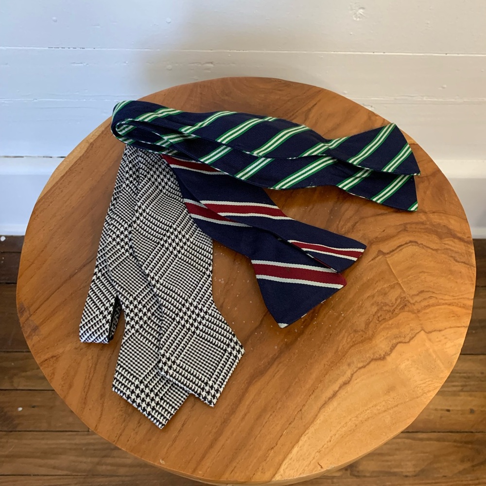 3 Silk Bow ties